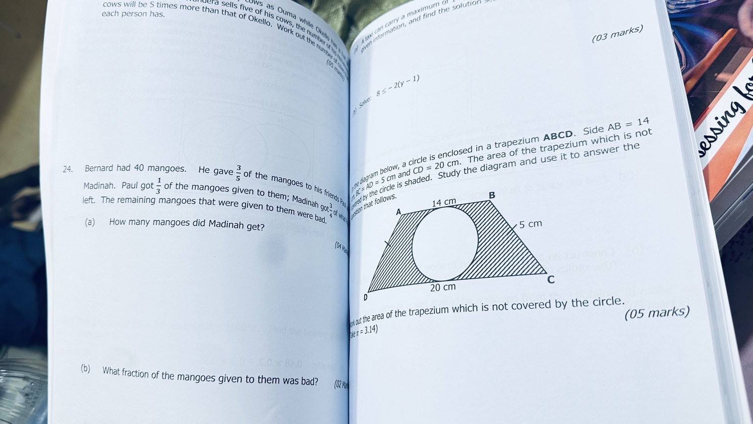 P.7 MATHS QUESTION BANK